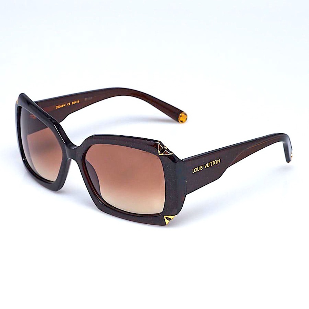 LOUIS VUITTON
Brown Speckling Acetate Frame Hortensia Sunglasses